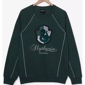 New Box Lunch Wizarding World Harry Potter Slytherin Hogwarts Crewneck Green M